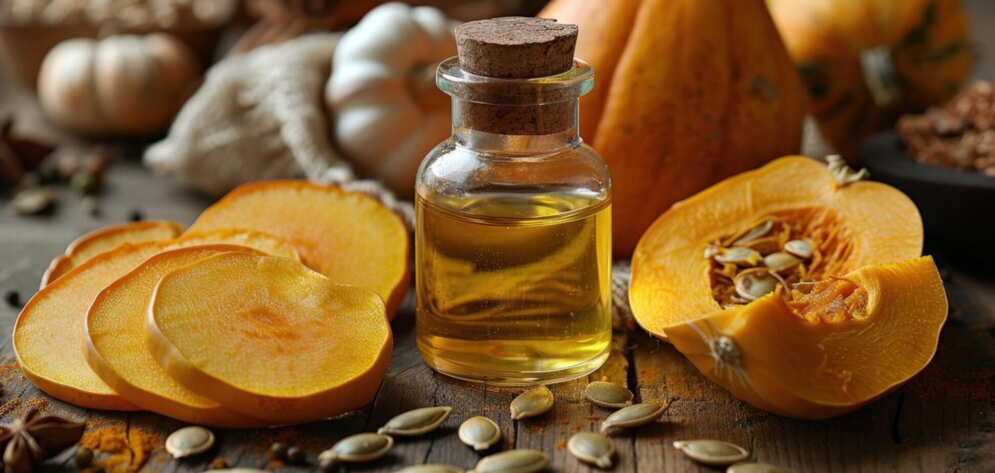 6 неожиданных преимуществ и особенностей тыквенного масла