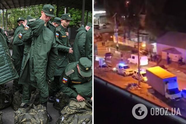 Близько сотні солдатів армії РФ намагалися втекти з військової частини Краснодара, кільком вдалося: їх розшукує поліція. Фото і відео