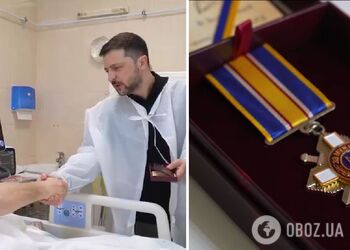 Зеленський відвідав українських воїнів у медзакладі Дніпра і вручив їм нагороди. Відео