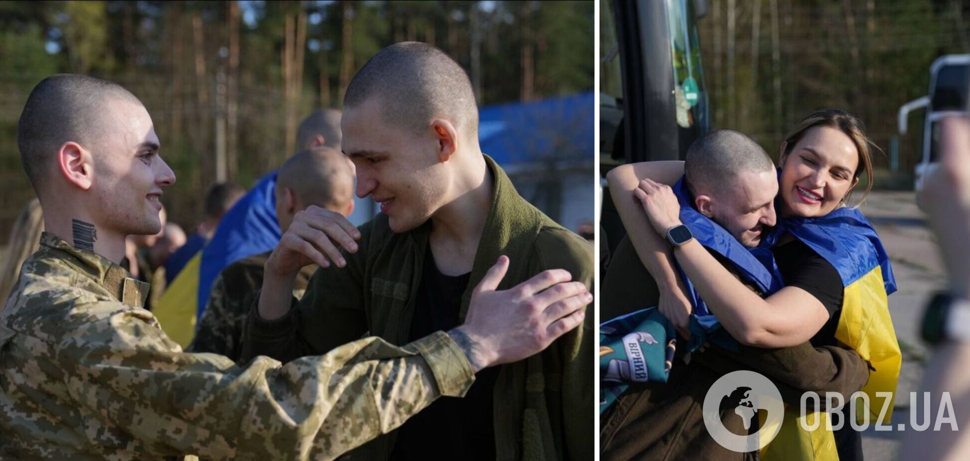 'Господи, дай мне силы': опубликовано щемящее видео с возвращением украинцев из плена РФ