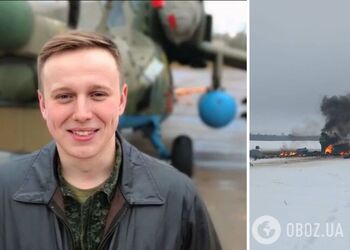 В России разбился на вертолете 28-летний пилот, воевавший против Украины