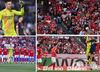 Вратарь сборной Украины с рекордом отбил все удары и принес победу 'Бенфике', вызвав восторг в Португалии. Видео