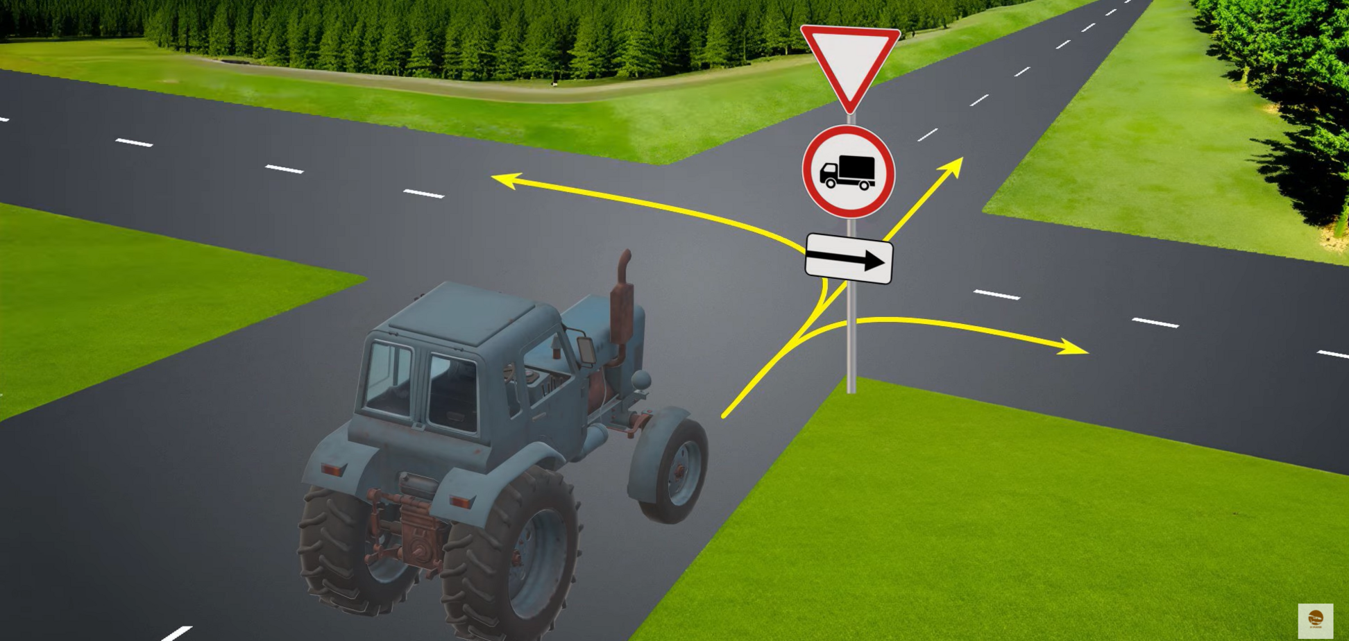 Куди дозволено рух трактористу: тест на знання ПДР