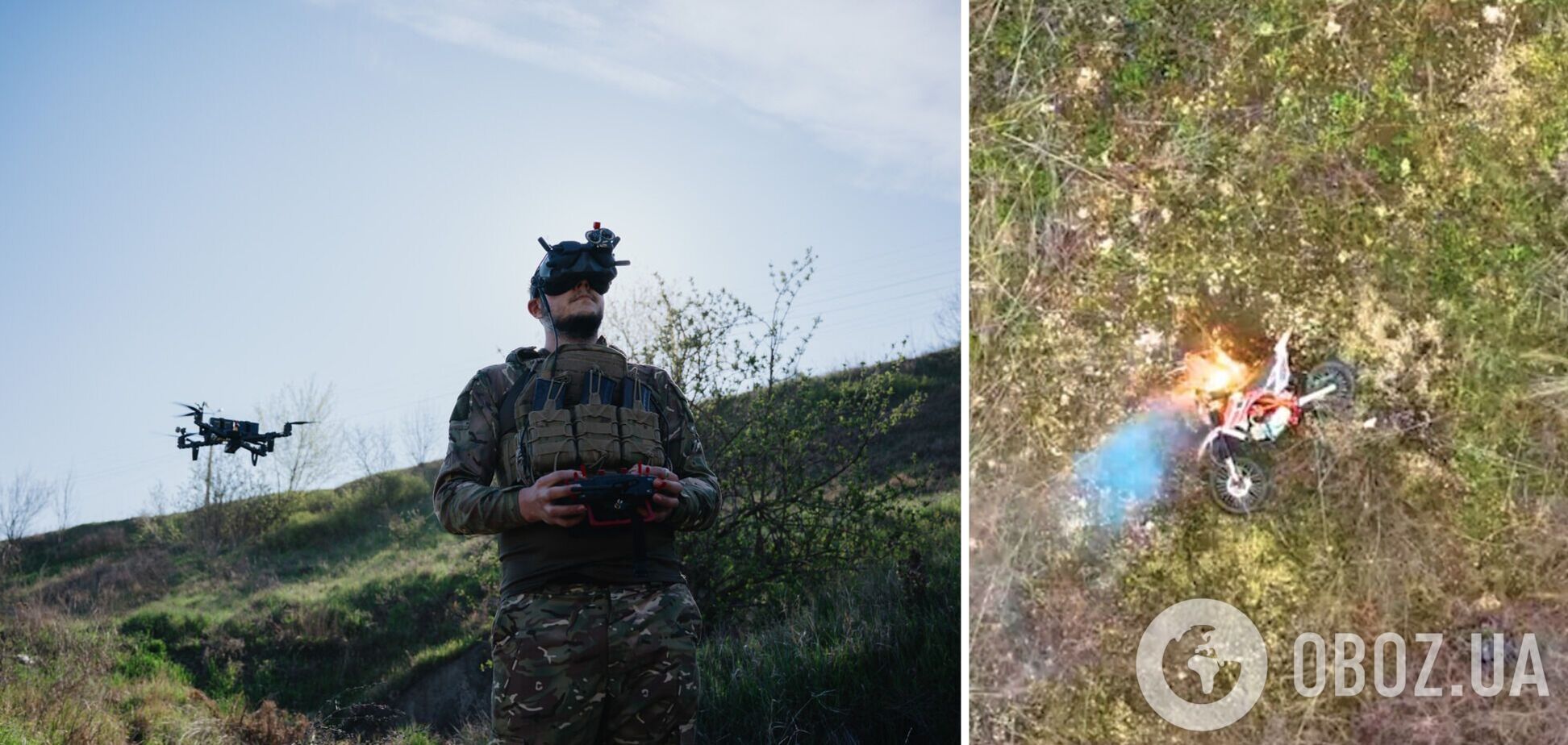 'Взрывной мотосезон': украинские воины уничтожили группу оккупантов, пытавшихся прорваться на Торецком направлении. Видео