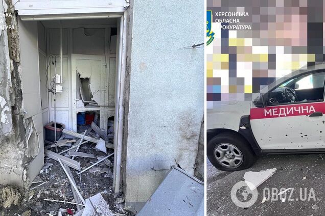 Оккупанты атаковали территорию больницы в Херсоне: пострадали шесть человек. Фото