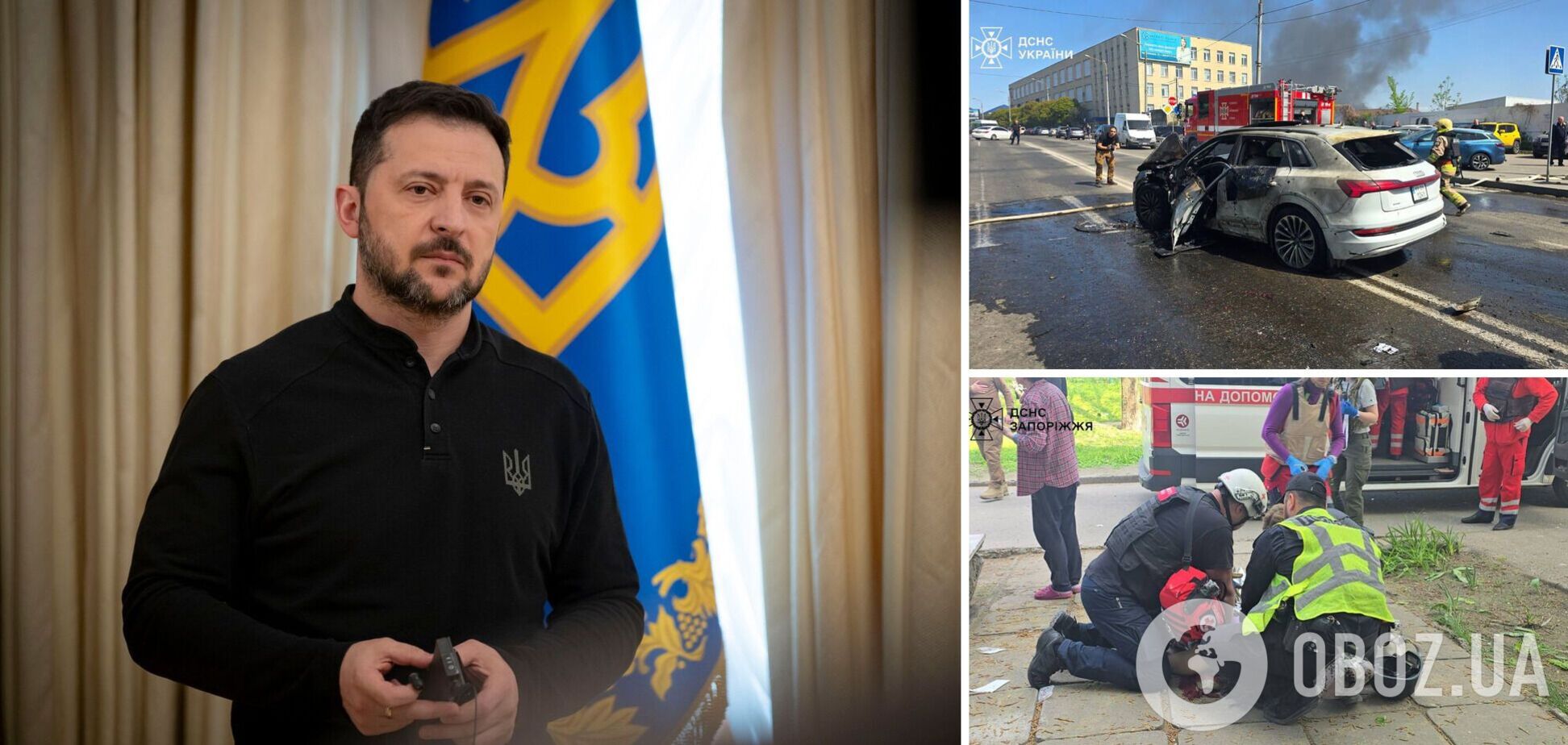 'Украина предлагала продлить тишину после Пасхи': Зеленский отреагировал на российские обстрелы Одессы, Запорожья и Харькова. Фото