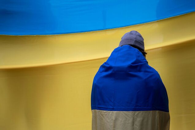 Ілюстрація - українець з прапором