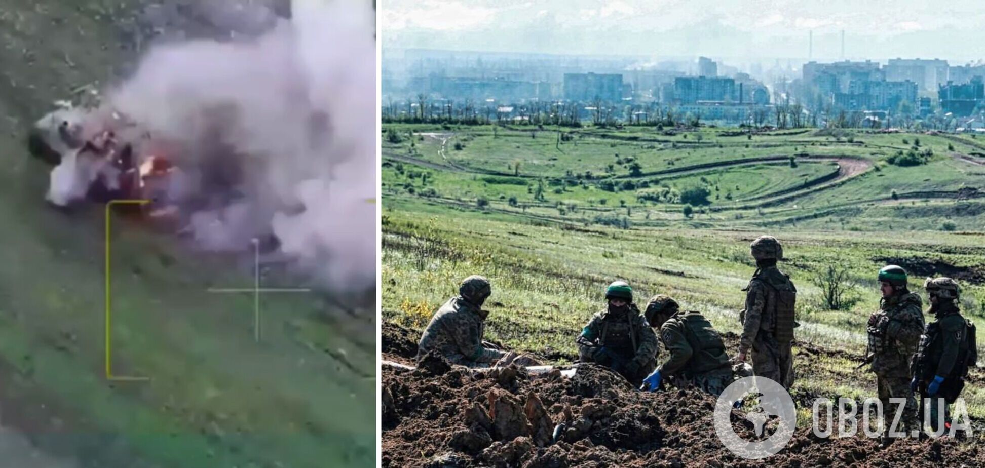 Устроили 'горячий прием': украинские морпехи уничтожили МТ-ЛБ со штурмовиками на Новопавловском направлении. Видео