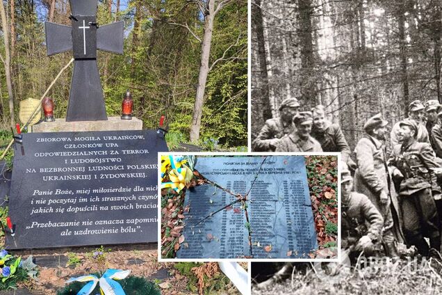 У Польщі на могилі воїнів УПА з’явилася провокативна плита