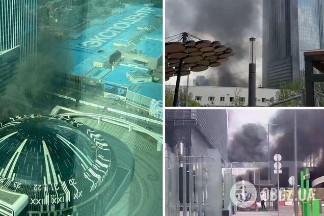 В элитном районе Москвы раздались взрывы и вспыхнул пожар