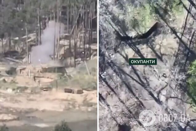 Траншеї – не аргумент: на Сумщині дронарі-прикордонники знищили два укриття окупантів разом з піхотою. Відео