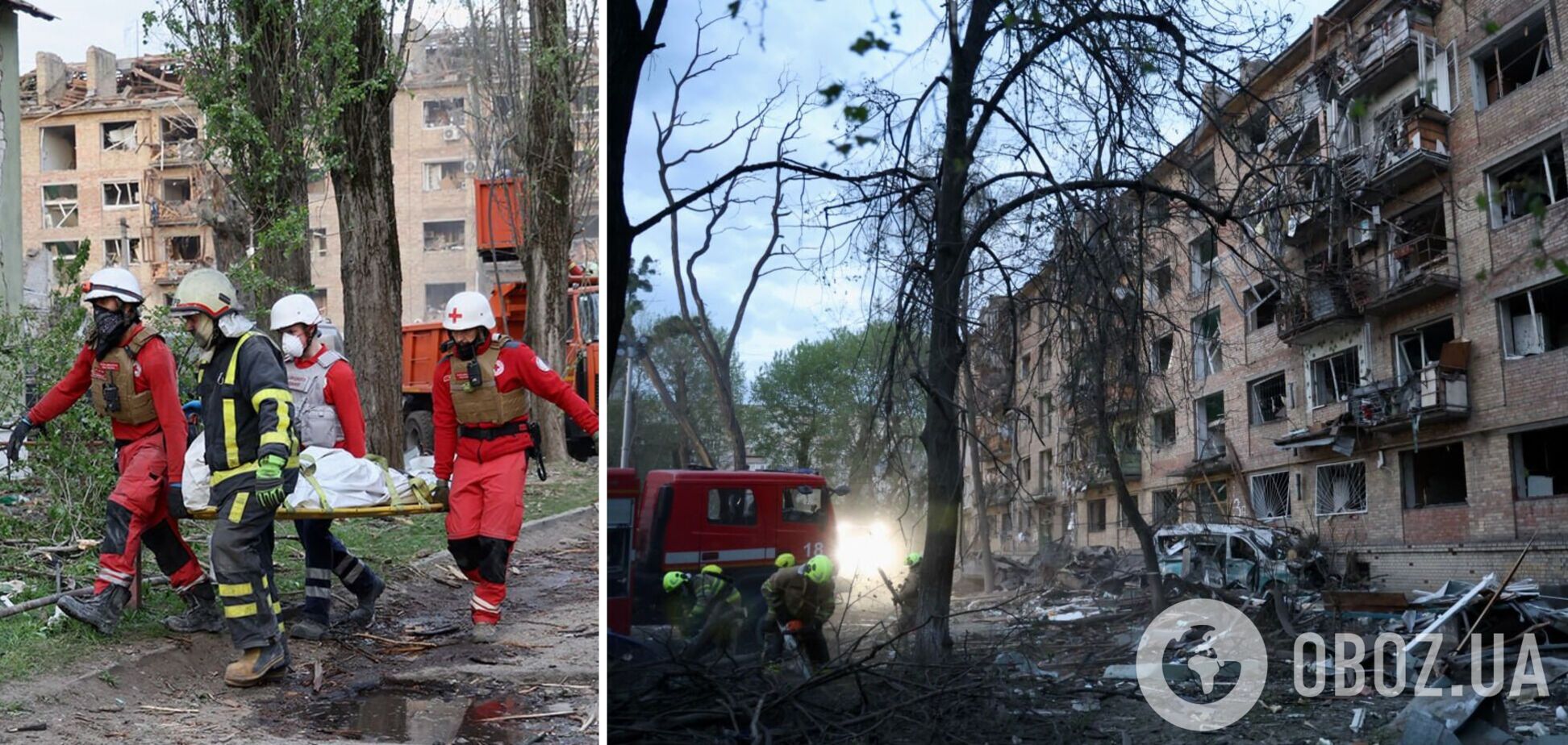'Отца с дочерью уже нашли, а сына с мамой – еще нет': в результате удара РФ по Киеву могла погибнуть целая семья. Видео