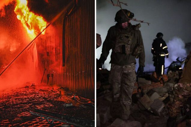 Оккупанты нанесли комбинированный удар по Харькову: повреждены жилые дома, пострадало предприятие. Фото