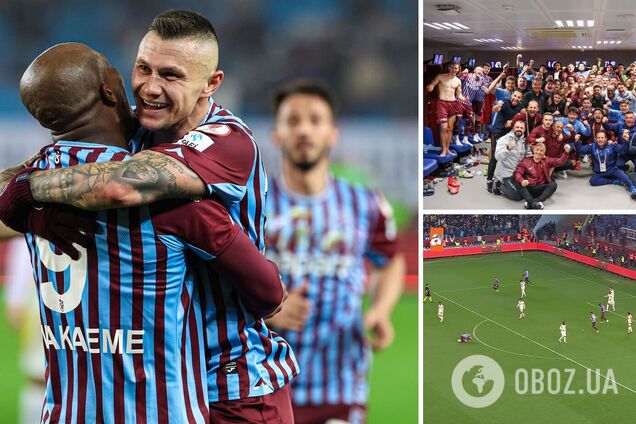 То, что сделал футболист сборной Украины на последних минутах матча, поставило 'на уши' стадион в Турции. Видео