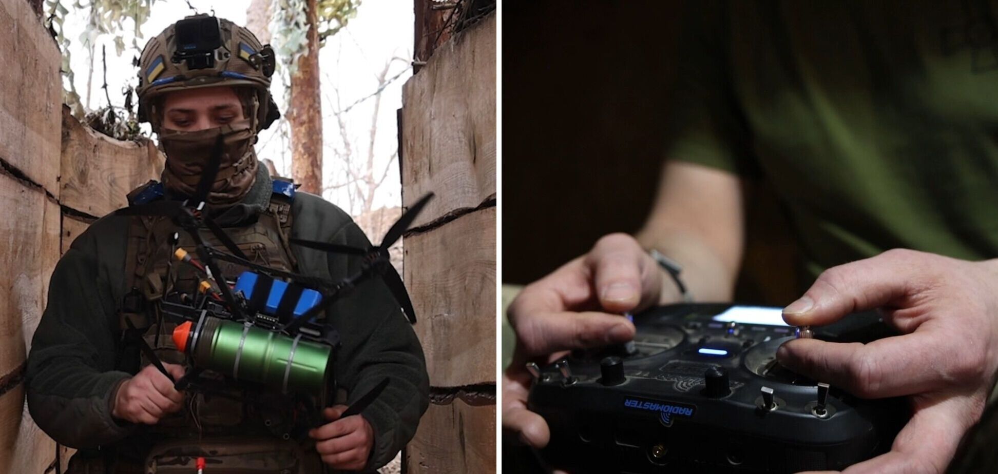 Интереснее всего заходить во вражеские укрытия: пограничники показали, как работают FPV-дронами на Волчанском направлении. Видео