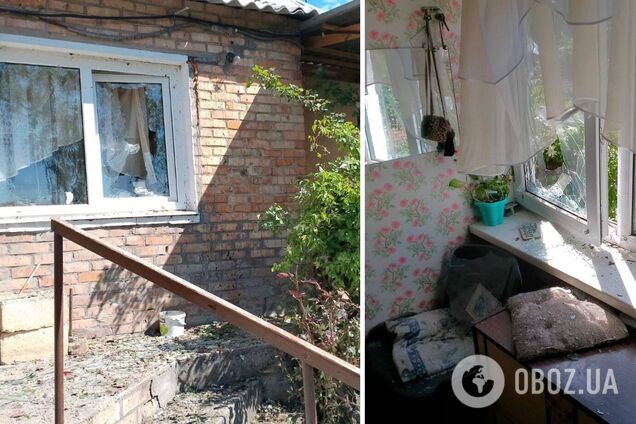 Окупанти атакували Дніпропетровщину: загинув чоловік, пошкоджені будинки, газогін, постраждала жінка. Фото
