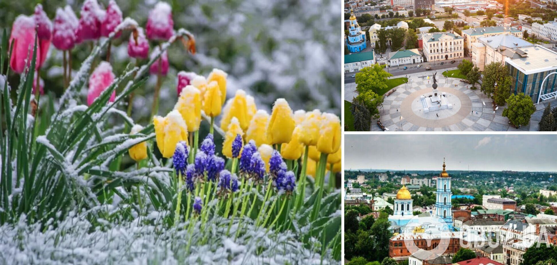 У Харкові та Сумах випав сніг наприкінці квітня