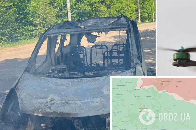 У Куп’янську дрон вдарив поруч із автівкою