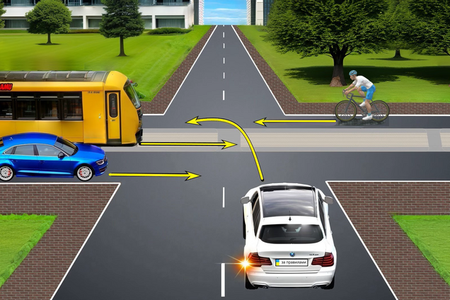 Кому треба дати дорогу: тест на знання ПДР