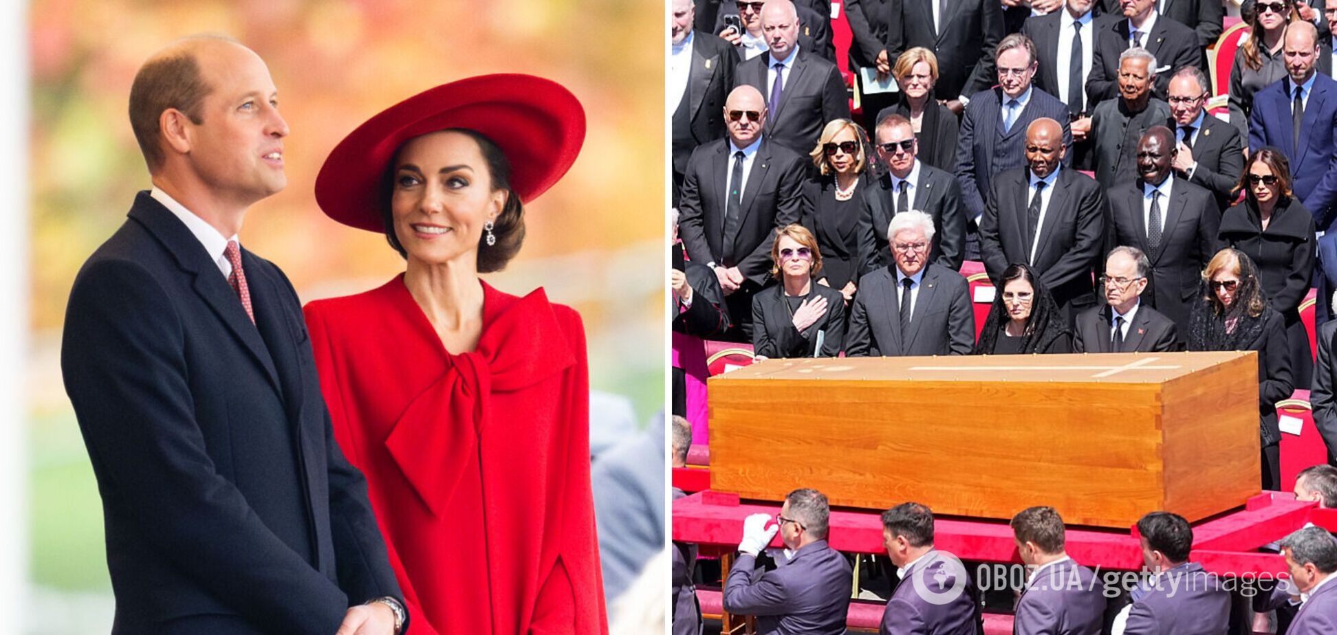 Стало известно, почему Кейт Миддлтон и Чарльз III не приехали на похороны Папы Римского