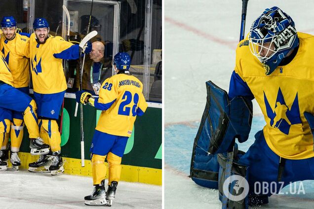 Вратарь сборной Украины отбил все буллиты и принес команде первую победу на ЧМ-2025 по хоккею