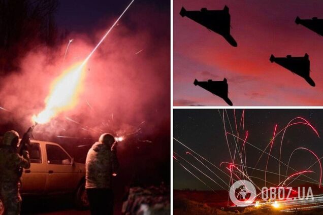 Россия атаковала БПЛА Шахед Днепр вечером 6 января