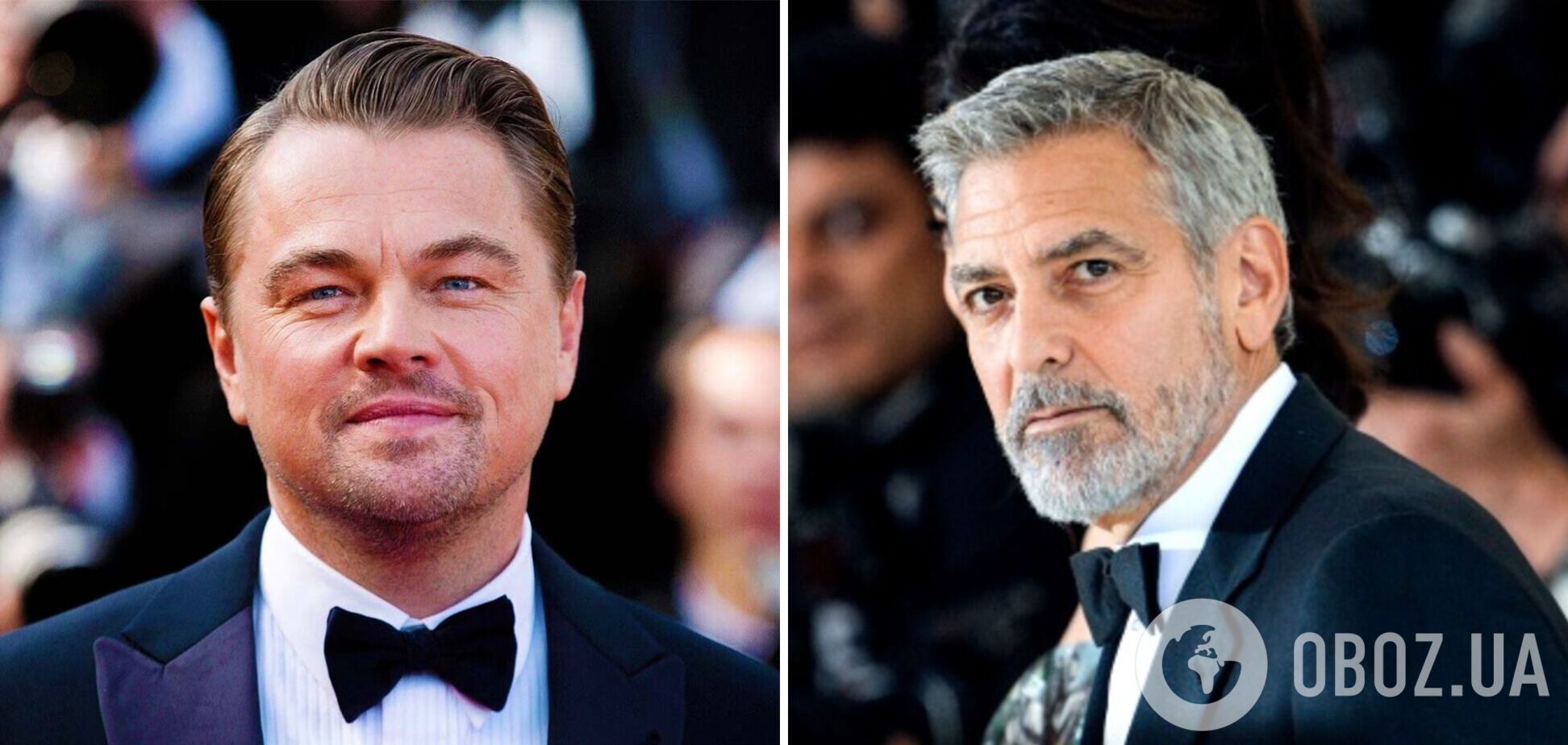 Кризис среднего возраста? Леонардо Ди Каприо и Джордж Клуни покрасили волосы, чтобы скрыть седину. Фото до и после