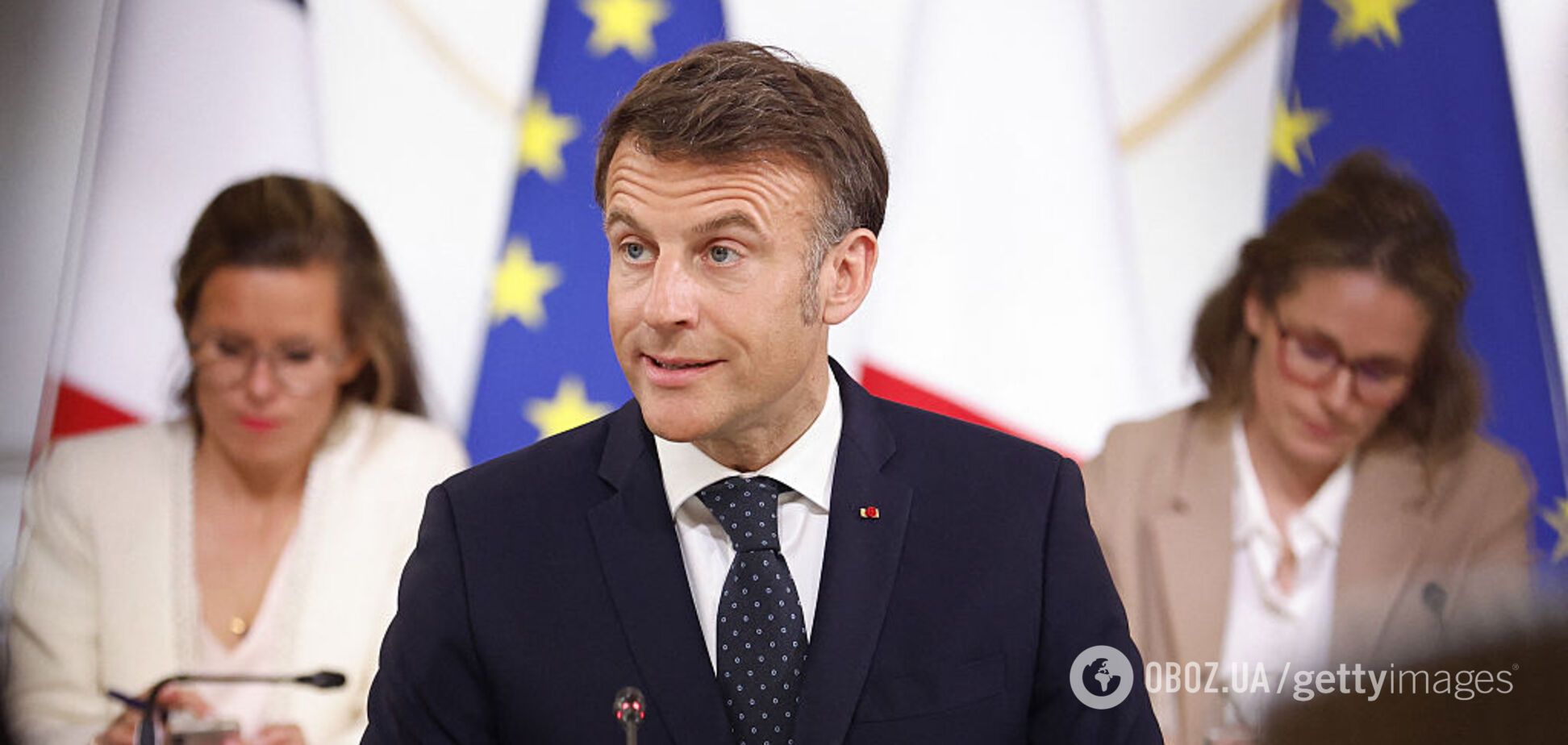 'Американцы станут слабее, чем вчера': Макрон резко высказался по поводу новых пошлин США. Видео