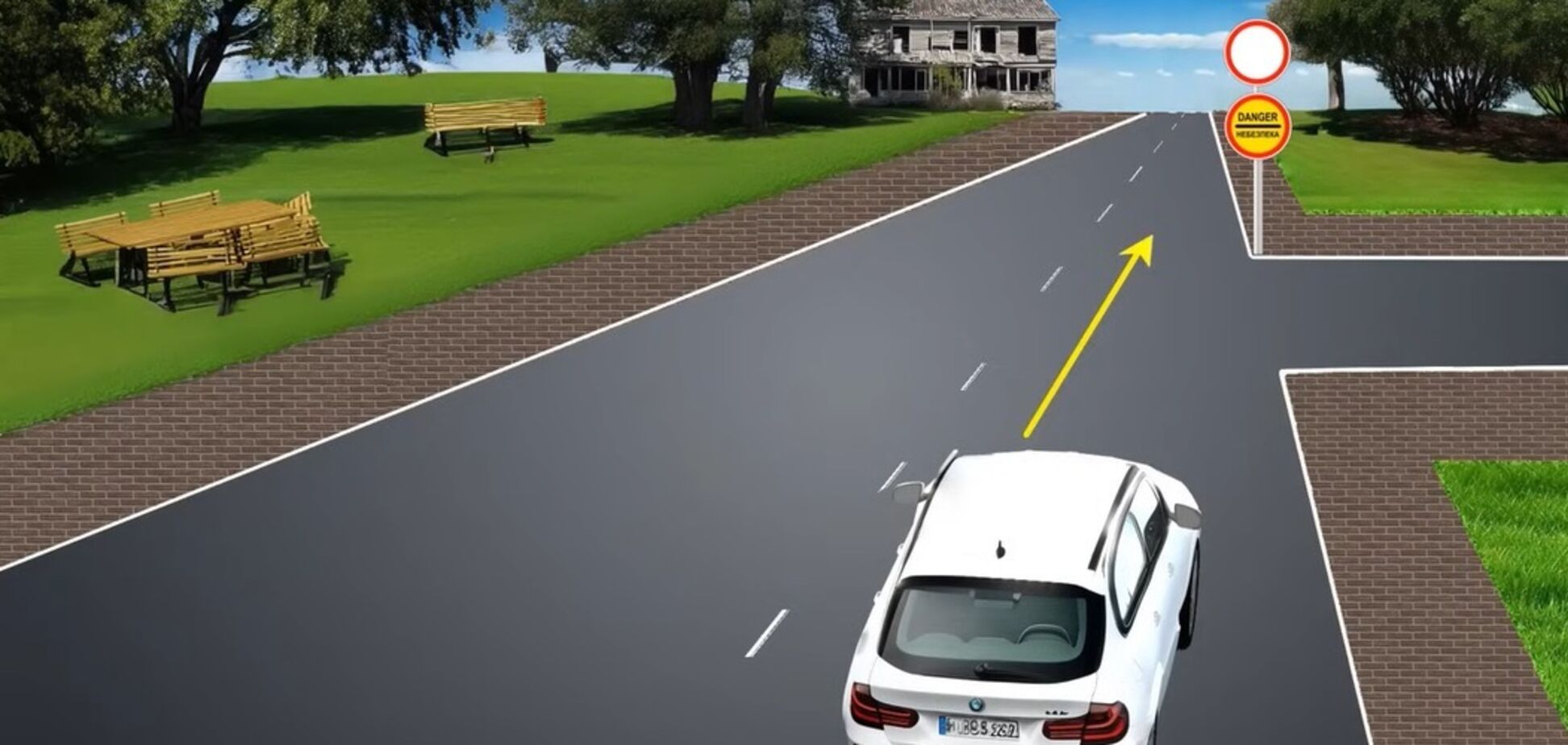 За яких умов авто може проїхати прямо? Тест із ПДР