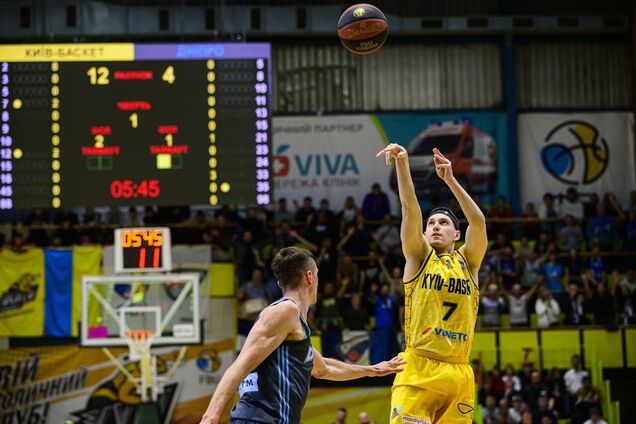 'Київ-Баскет' обіграв 'Дніпро', завдавши йому першої поразки в Суперлізі Favbet уперше з квітня 2024 року