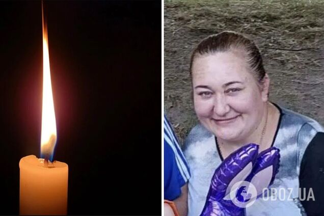 В Киеве возле уничтоженного Россией дома простились с 44-летней Анной Полищук. Видео