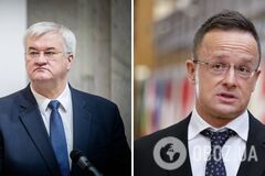 Сибига в Брюсселе встретился с главой МИД Венгрии Сийярто: о чем договорились. Видео