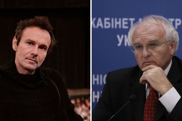 На могилі батька Святослава Вакарчука встановили символічний пам'ятник через 5 років після його смерті