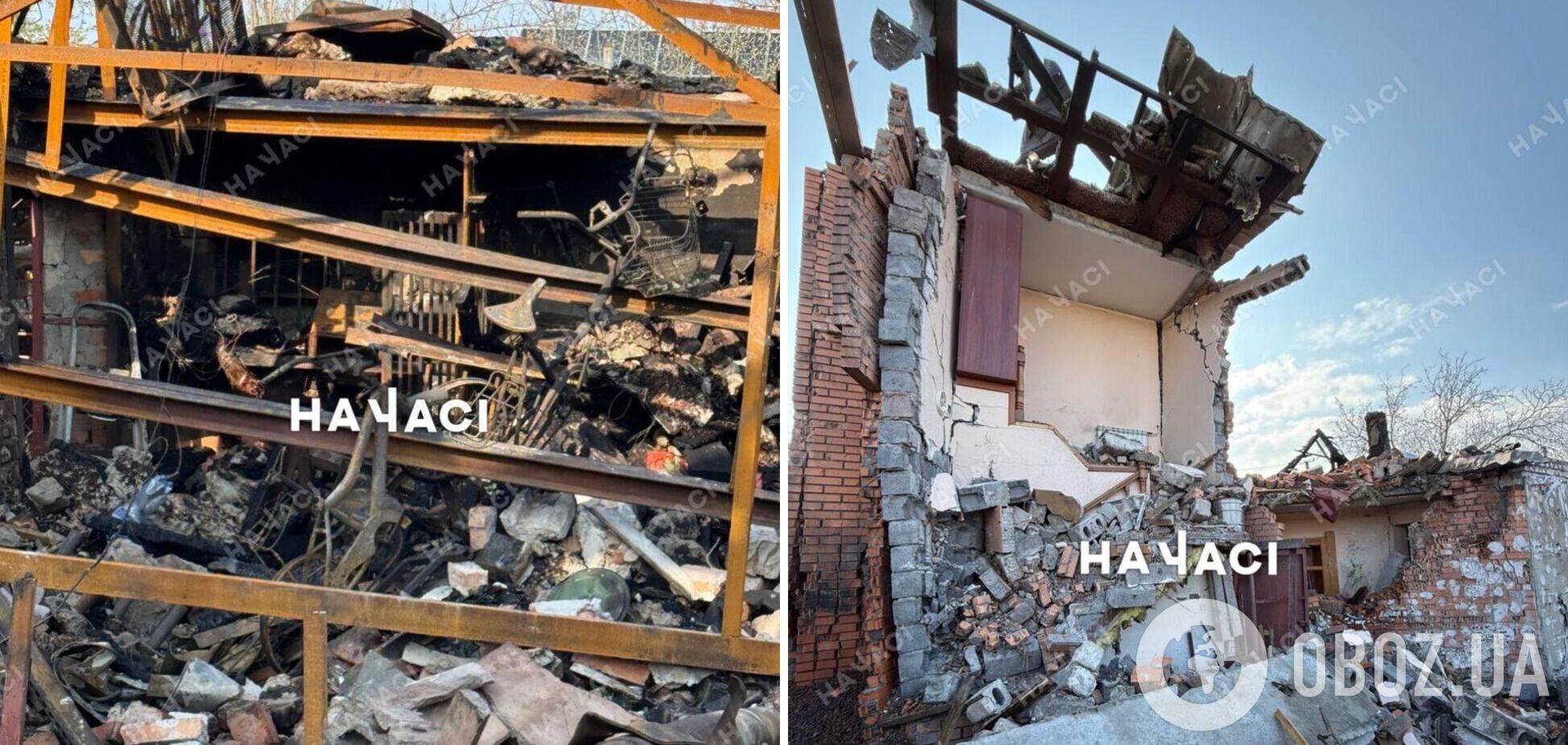 Женщина сгорела в собственном доме: появились кадры с места падения 'Шахеда' в Кривом Роге. Фото и видео