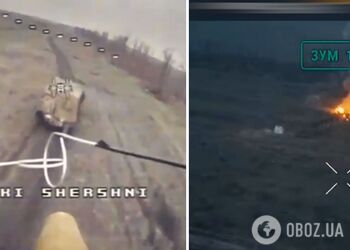 Украинские бойцы уничтожили российскую БМП с полным боекомплектом. Видео