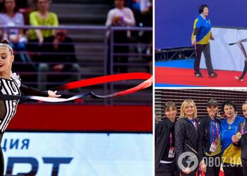 Камера зняла, що зробила Дерюгіна після виступу Онофрійчук на Кубку світу в Болгарії. Відео