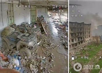 Один FPV-дрон – мінус чотири квадроцикли: воїни Сил оборони знайшли і знищили схованку техніки ворога в Торецьку. Відео