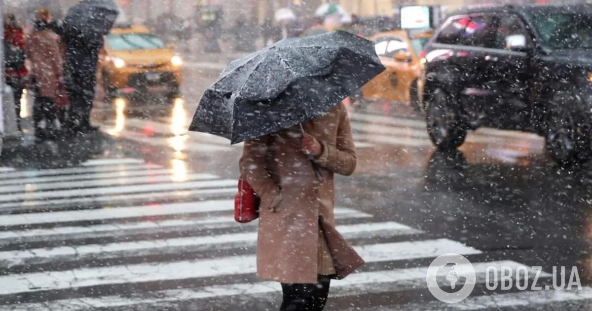 Місцями сніг та ожеледиця: прогноз погоди по Київщині на 7 квітня