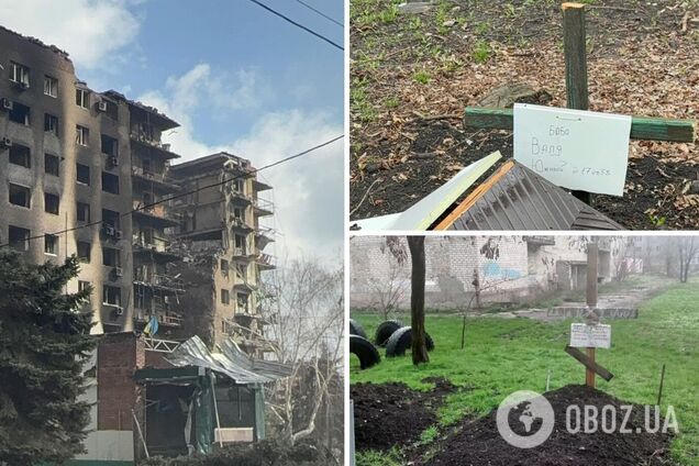 Понівечені будинки і могили у дворах: мережу вразили свіжі фото з Покровська