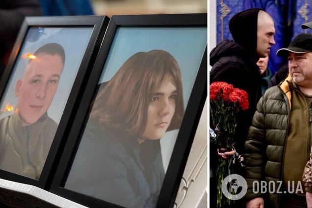 'Дети все в шоке': в Кривом Роге простились с двоюродными братьями, которых Россия убила ракетным ударом. Фото