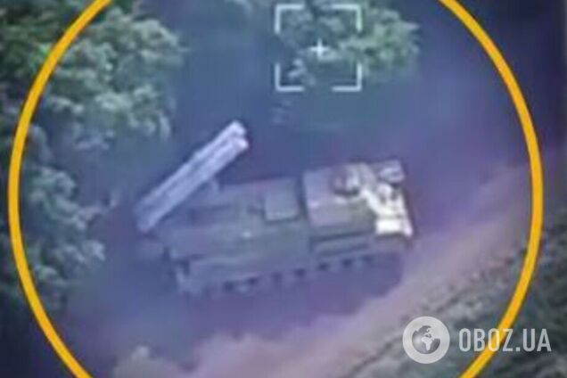 Феєрверк від детонації: ЗСУ показали знищення ворожого 'Бука' вартістю понад 40 млн доларів. Відео