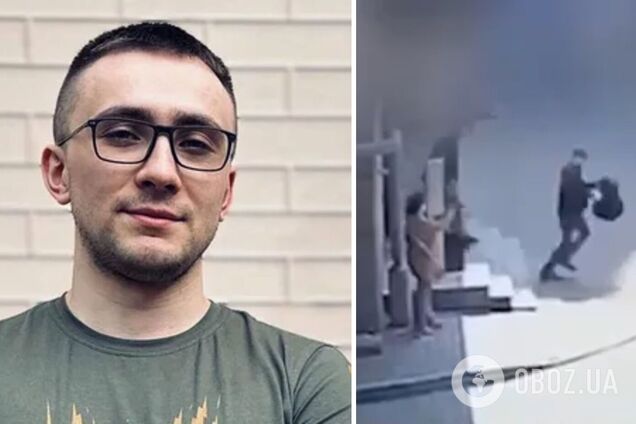 Покушение на активиста Стерненко: появилось видео с места нападения