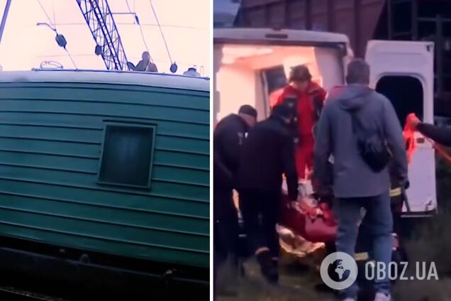В Хмельницком подростка поразило током на крыше вагона: медики рассказали, в каком он состоянии. Видео