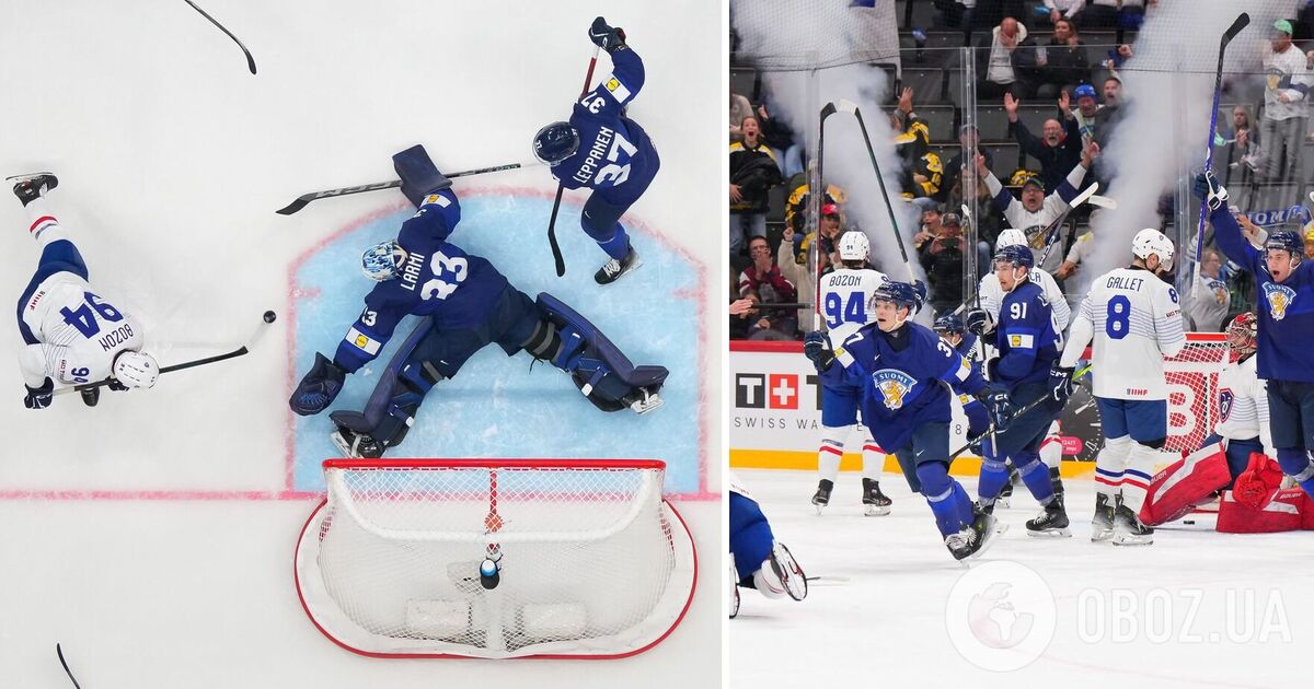 Фінляндія виграла матч ЧС із хокею, програючи 1:3 за 90 секунд до кінця. Відео