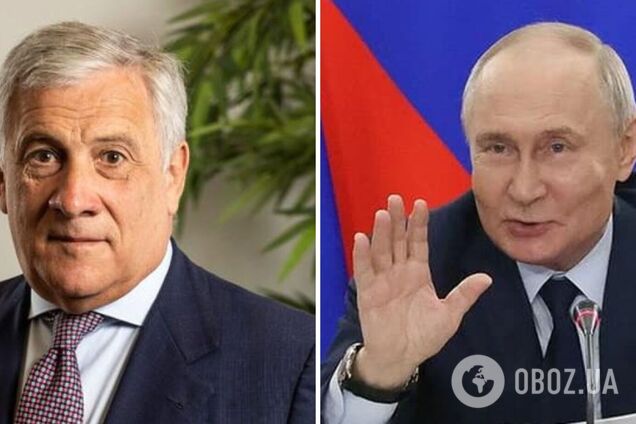 Глава МИД Италии заявил, что вся ответственность за установление мира лежит на Путине