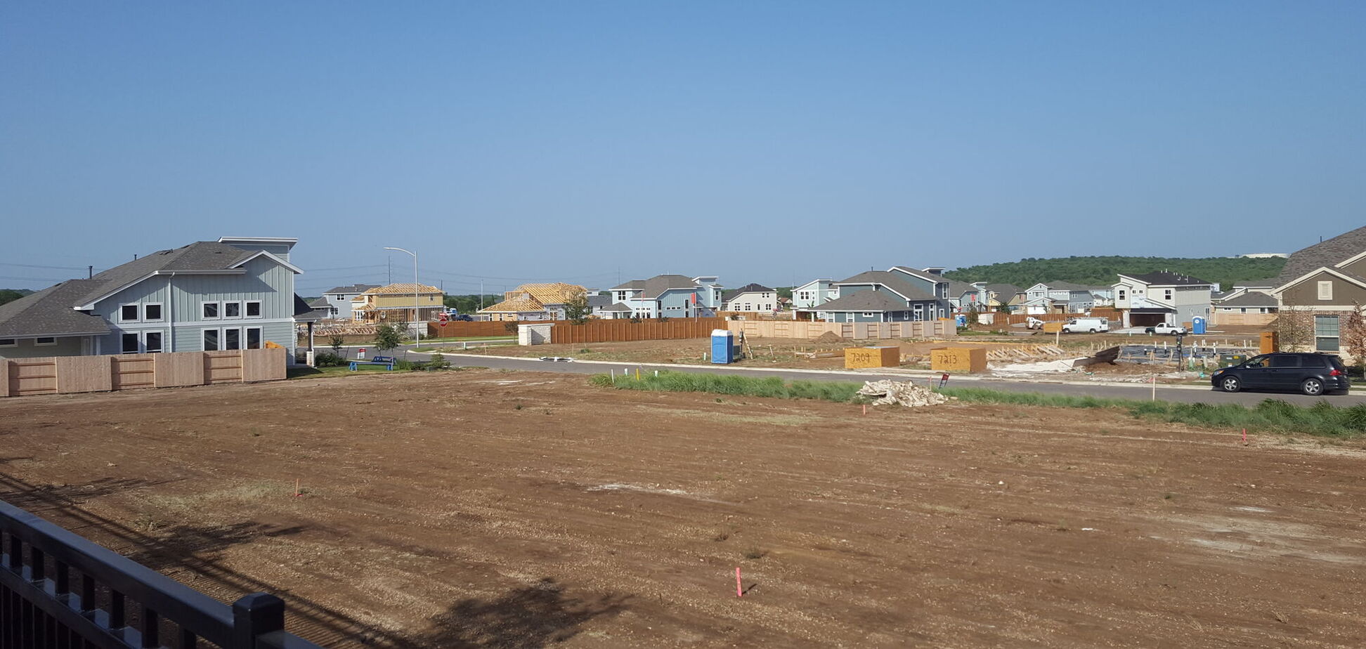 Иллюстративное фото. Строительство в Истон-парке в Остине, штат Техас, США