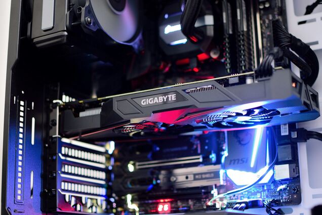 Ілюстративне фото графічного прискорювача GPU
