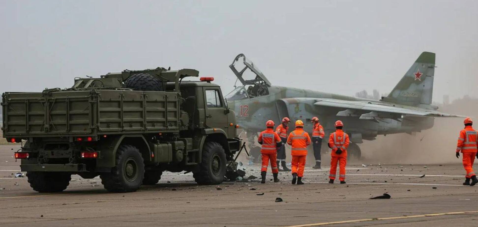 Самолет восстановлению не подлежит: в оккупированном Крыму судят призывника, который КамАЗом протаранил Су-25