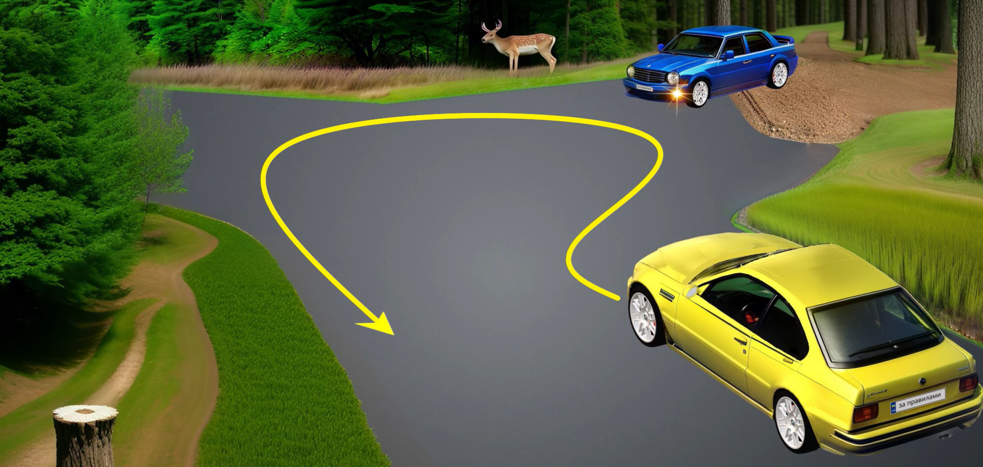 Какой поворотник включить? Тест на знание ПДД