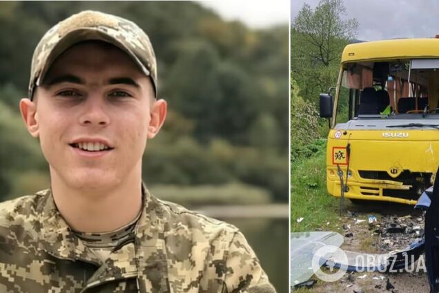 На Львовщине в ДТП с автобусом погиб 23-летний полицейский: появились подробности. Фото